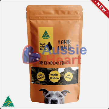 Australian Made Lamb Liver Dog Treats 1 New