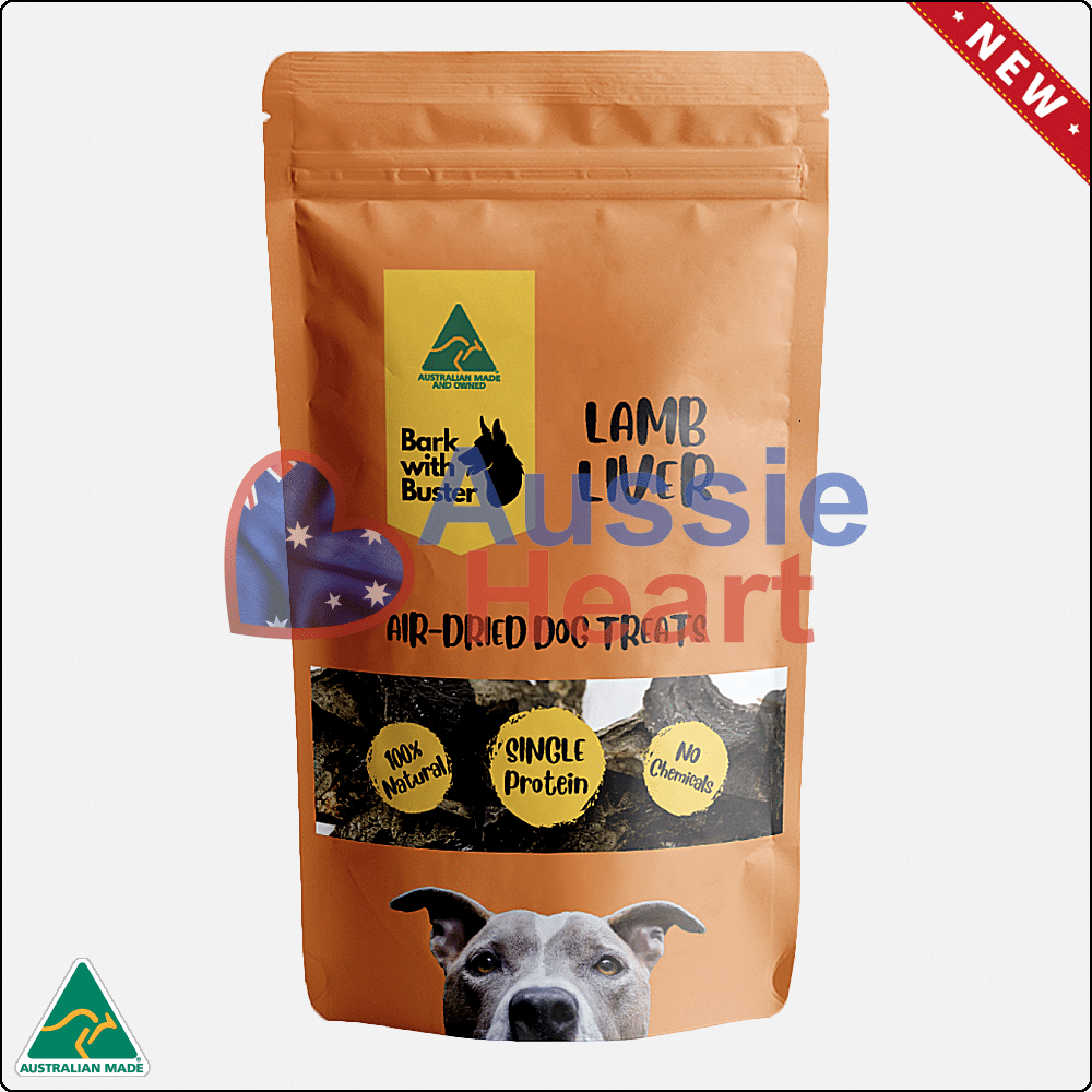 Australian Made Lamb Liver Dog Treats 1 New