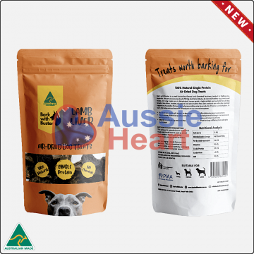 Australian Made Lamb Liver Dog Treats 4 New