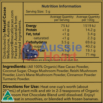 Organic Mushroom Hot Chocolate Blend 5