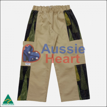 Cotton Boys Pants Sand & Trees Sasha 1