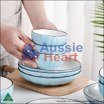 ceramic_dinnerware_blue_9set_3 Ceramic Dinner Set Blue 9 Pieces Set 3